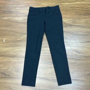 Loft Marisa Skinny Classic Dress/Yoga/Skinny Charcoal Gray Stretch Pants Sz 2